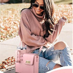 Bolsa Feminina Porta Copos Estilo Maleta Bruges