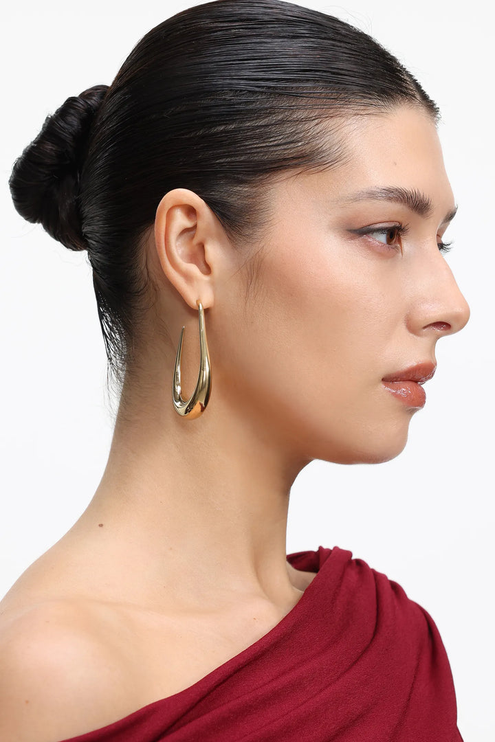Brincos Argola Minimalista Dourada - Sofisticação Atemporal