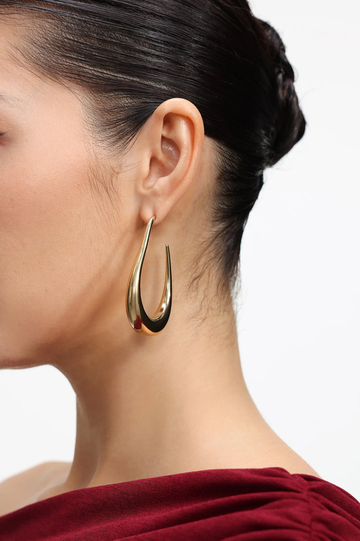 Brincos Argola Minimalista Dourada - Sofisticação Atemporal