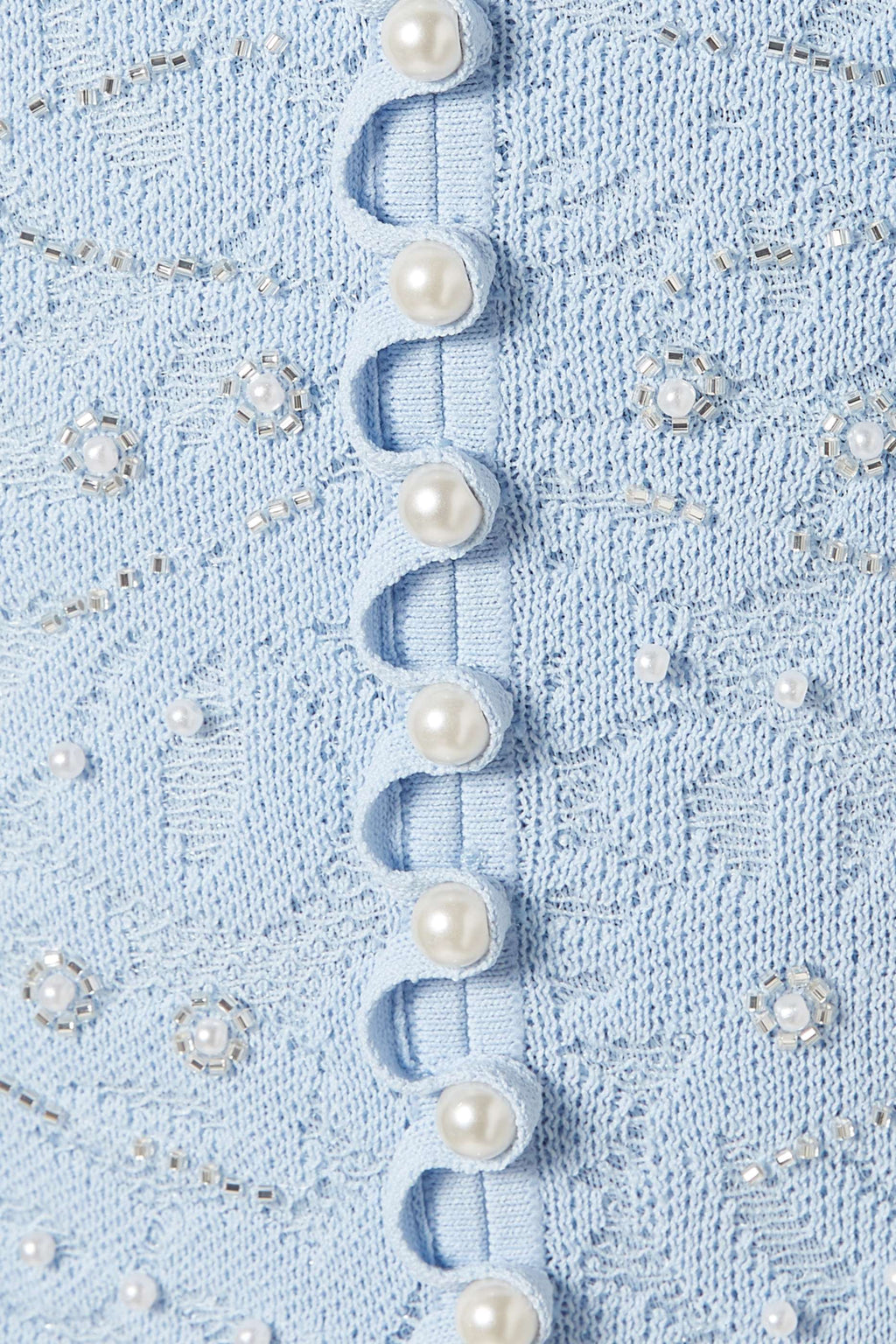 Vestido e Casaco Cardigan Bordado Luxo Azul Serenity – Elegância e Sofisticação em Cada Detalhe