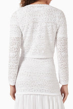 Vestido e Casaco Cardigan Bordado Luxo Azul Serenity – Elegância e Sofisticação em Cada Detalhe