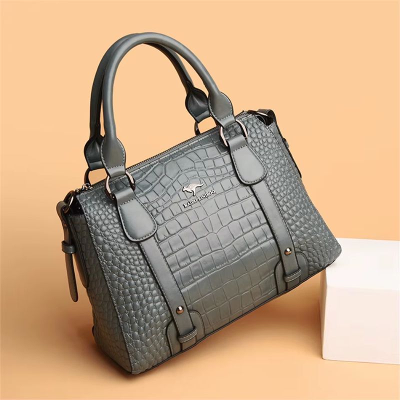 Bolsa Feminina Tiracolo Crocodilo Olívia
