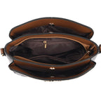 Bolsa Feminina Tiracolo Crocodilo Serife