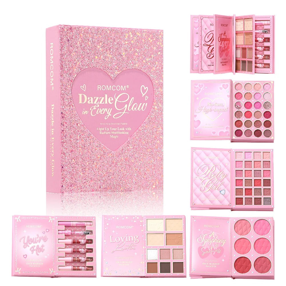 Livro Mágico de Maquiagem Dazzle Every Glow 5 em 1