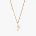 Colar Pingente Pérola Pearl Essence Banhado a Ouro 18K
