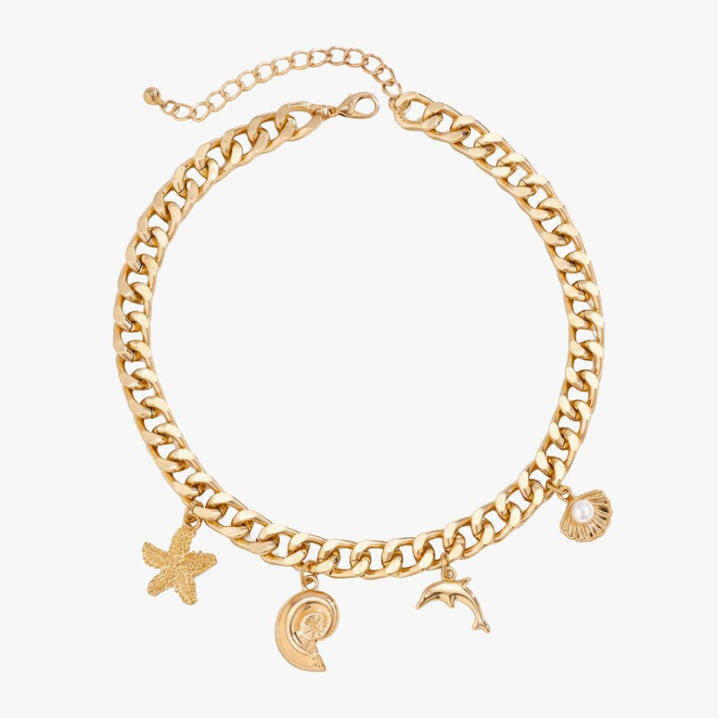 KIT Choker + Pulseira Ocean Palace Ouro 18K