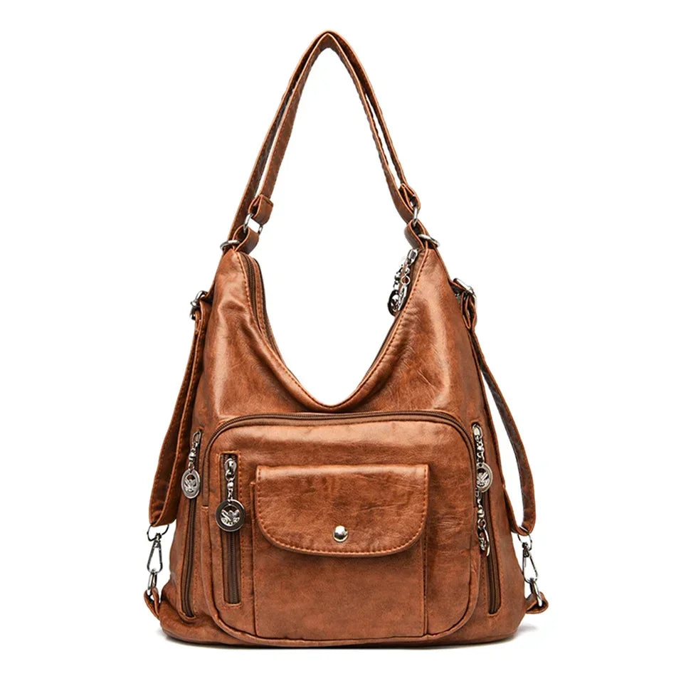 Mochila e Bolsa de Ombro Versátil Feminina Michelle