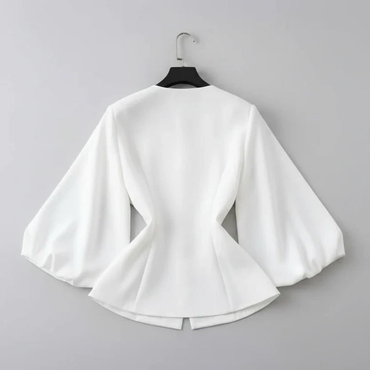 Camisa bordada a mão - elegante sofisticada