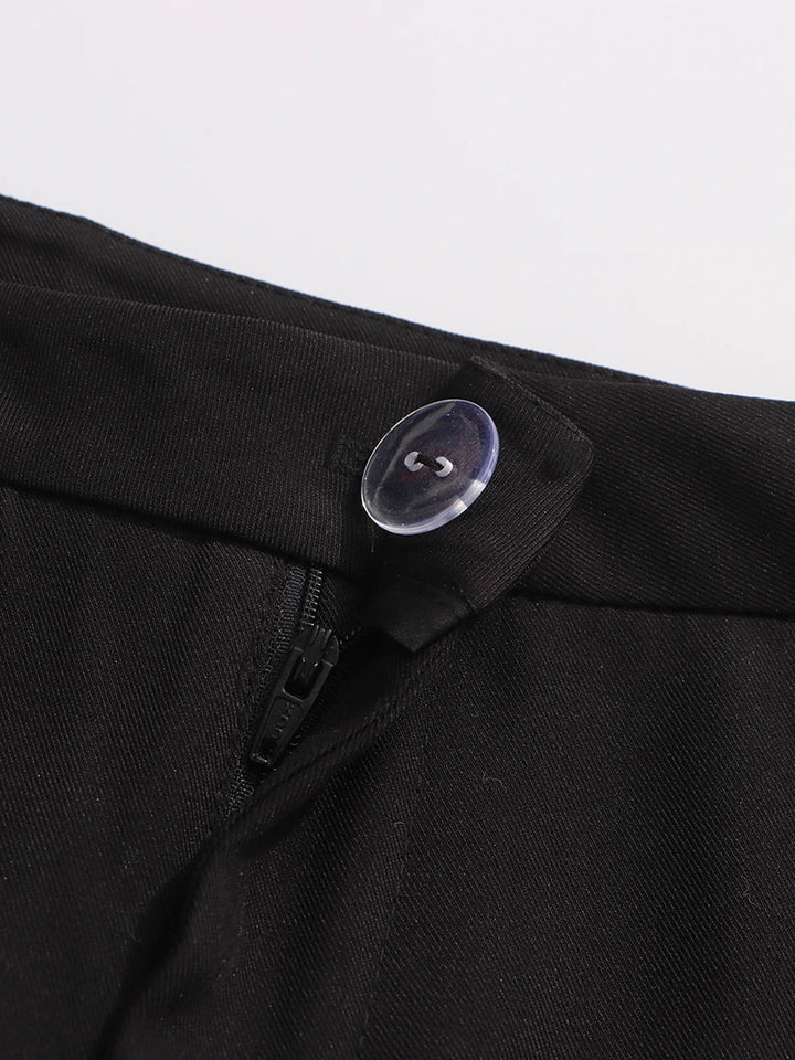 Conjunto de Alfaiataria Escultural com Blazer e Calça com Cristais