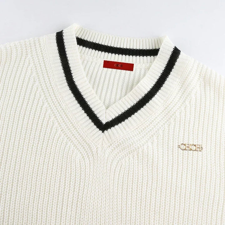 Suéter CHCH Feminino Elegance — Tricot Refinado com Design Atemporal para Looks Sofisticados