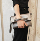 Bolsa Feminina Clutch de Mão com Alça Taty