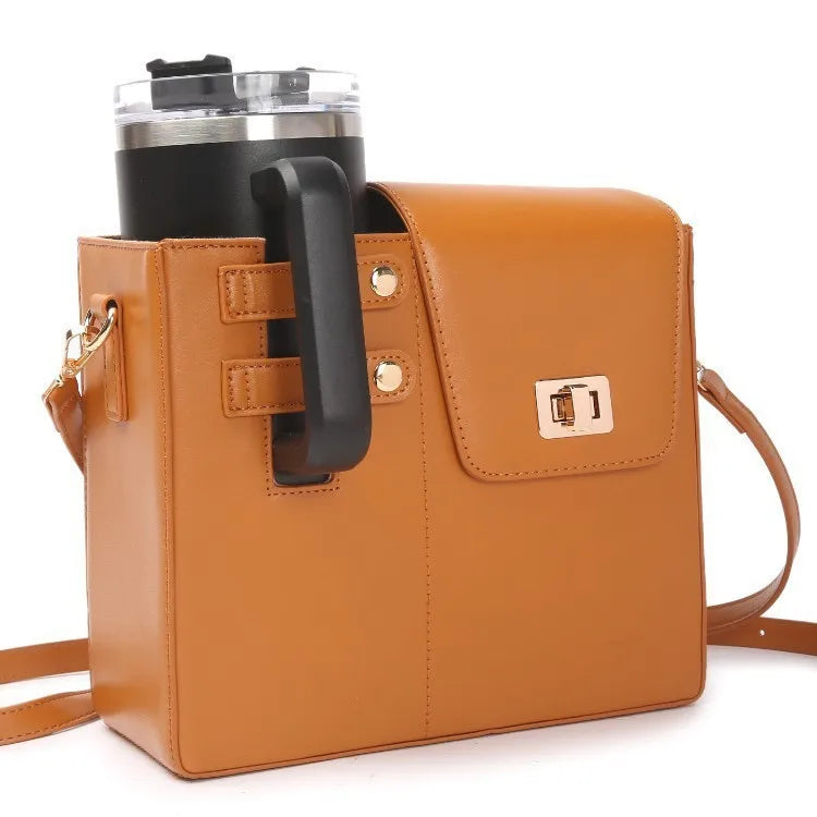 Bolsa Feminina Porta Copos Estilo Maleta Bruges