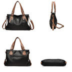 Bolsa Feminina Grande Couro Legítimo Estilo Tote Sarah