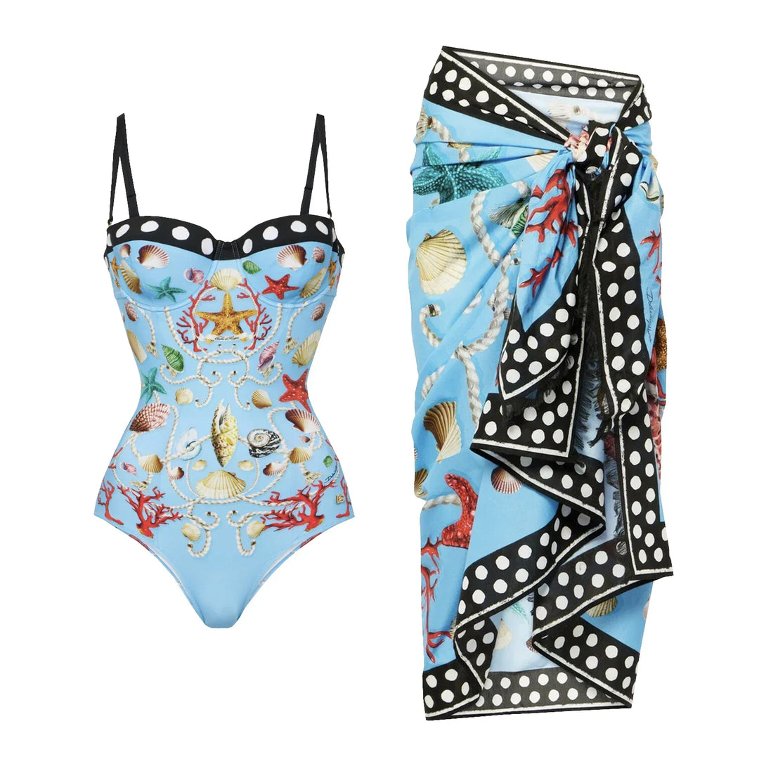 Conjunto Maio com Sustentação e Saída de Praia - Elegância e Sofisticação