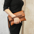 Bolsa Feminina Clutch de Mão com Alça Taty