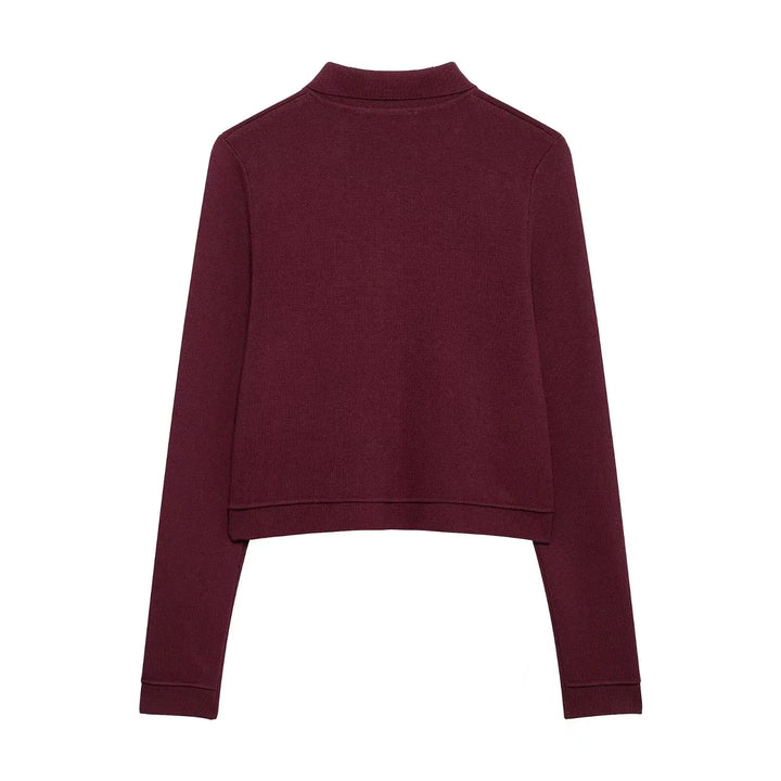 Conjunto Luxo Vermelho em Malha de Alta Densidade – Cardigã e Saia
