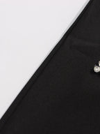 Conjunto de Alfaiataria Escultural com Blazer e Calça com Cristais