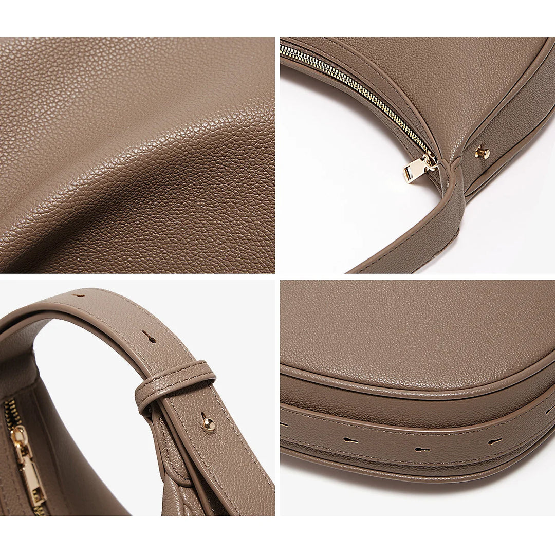 Bolsa  – Modelo Meia-Lua, Estilo Crossbody, Elegante