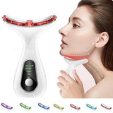 Massageador Facial e de Pescoço com 7 Modos de Luz LED