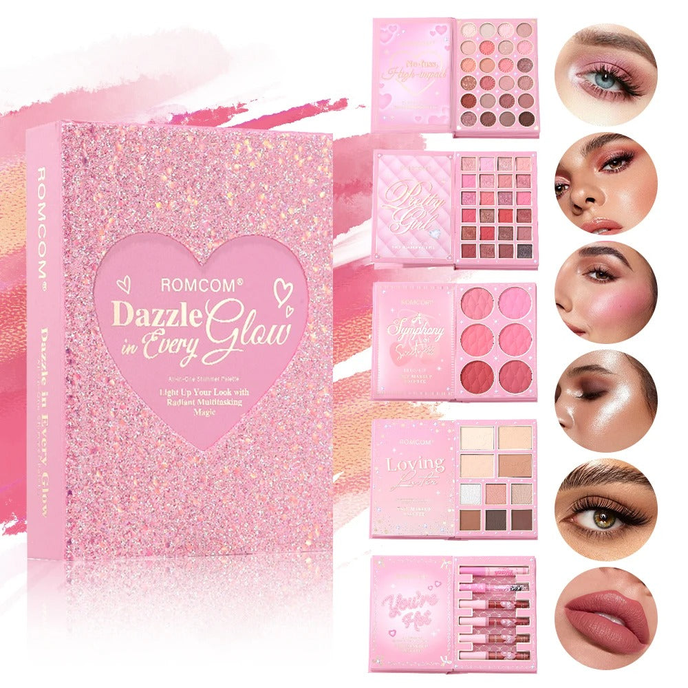 Livro Mágico de Maquiagem Dazzle Every Glow 5 em 1