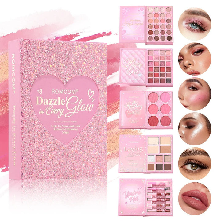 Livro Mágico de Maquiagem Dazzle Every Glow 5 em 1