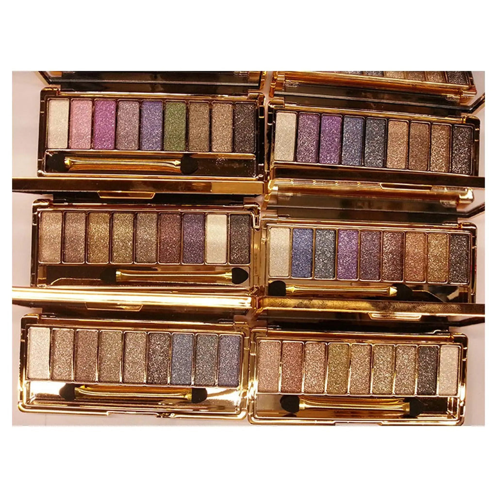 Paleta de Sombras Glitter 9 Cores