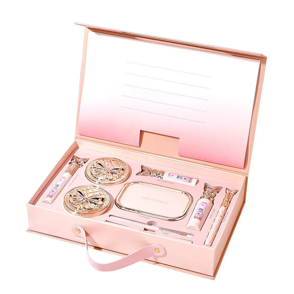 Kit de Maquiagem Completo 9 Peças