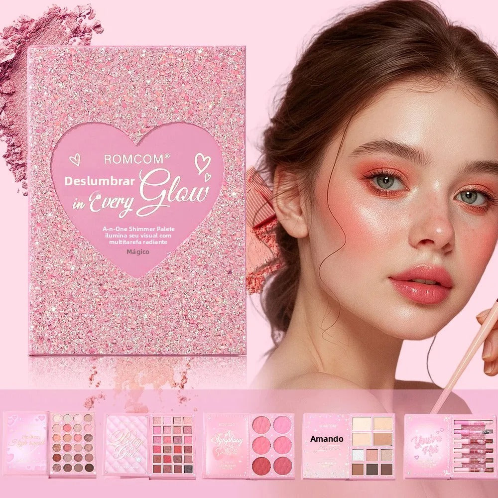 Livro Mágico de Maquiagem Dazzle Every Glow 5 em 1