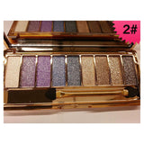 Paleta de Sombras Glitter 9 Cores