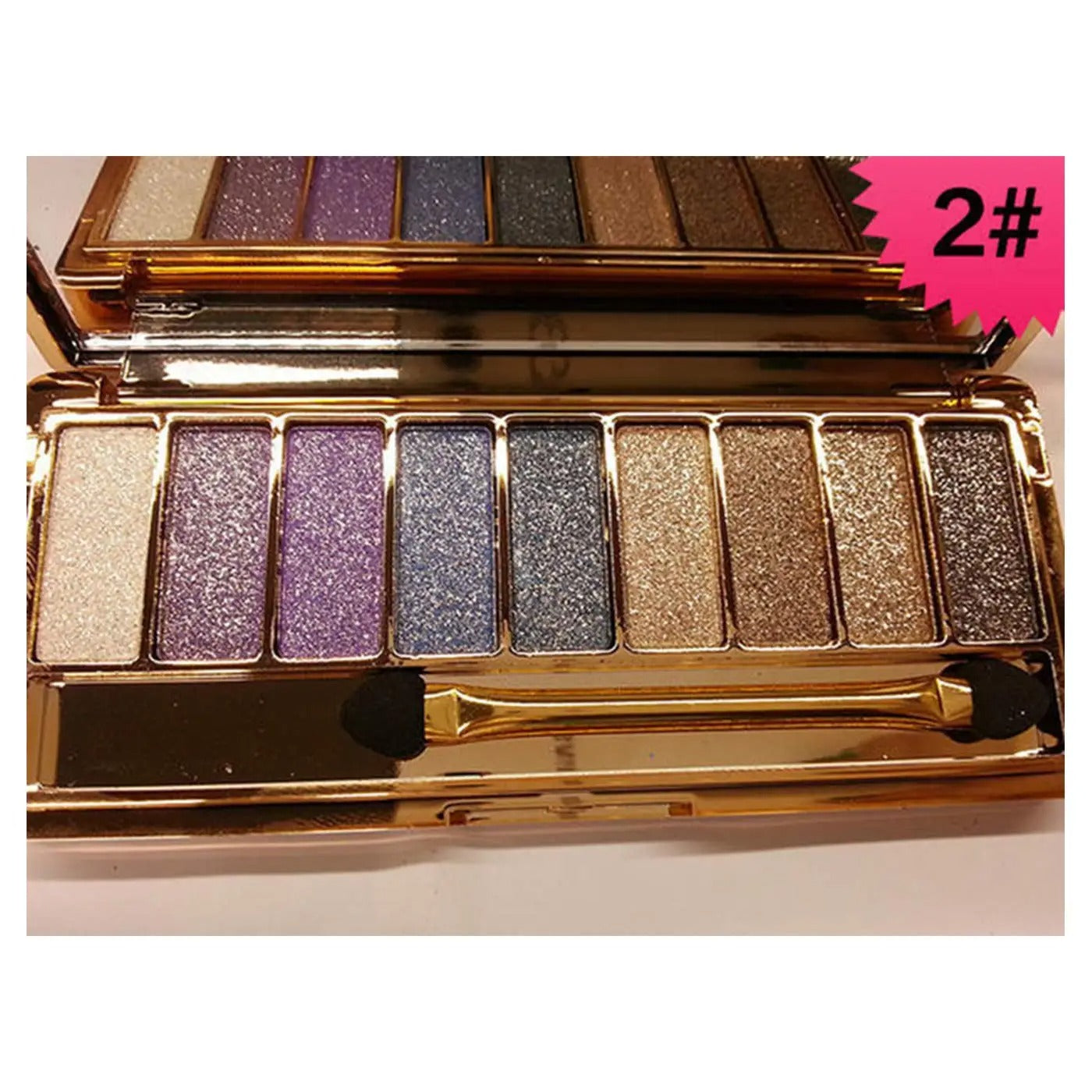 Paleta de Sombras Glitter 9 Cores