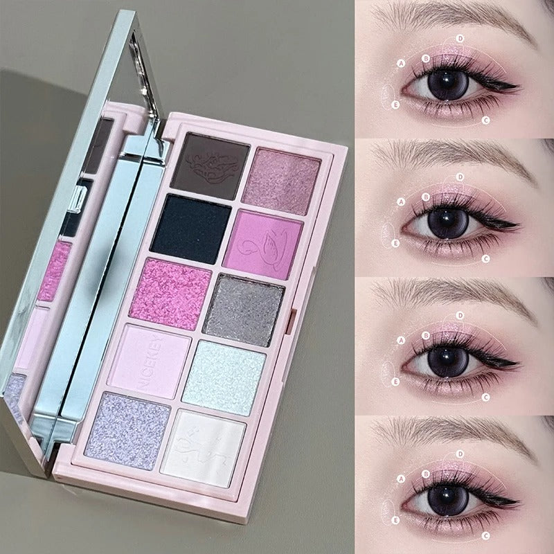 Kit de Maquiagem Completo Nicekey Rosa Ballet