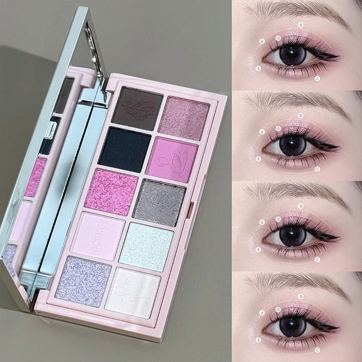 Kit de Maquiagem Completo Nicekey Rosa Ballet