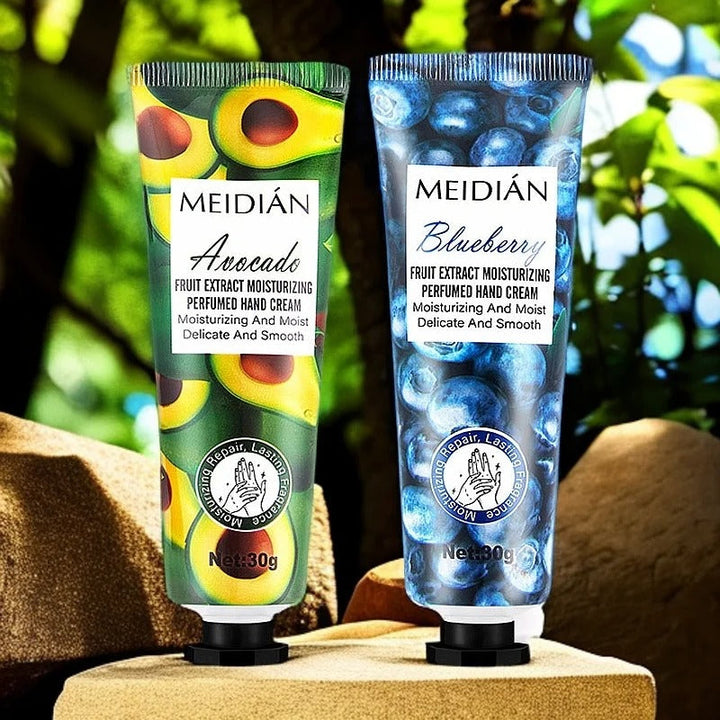 Kit 5 Cremes Hidratantes para as Mãos com Aroma de Frutas