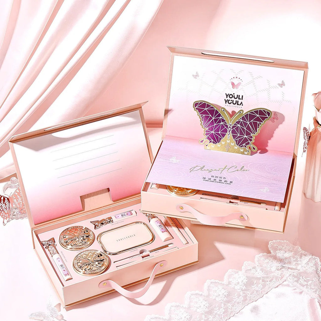 Kit de Maquiagem Completo 9 Peças