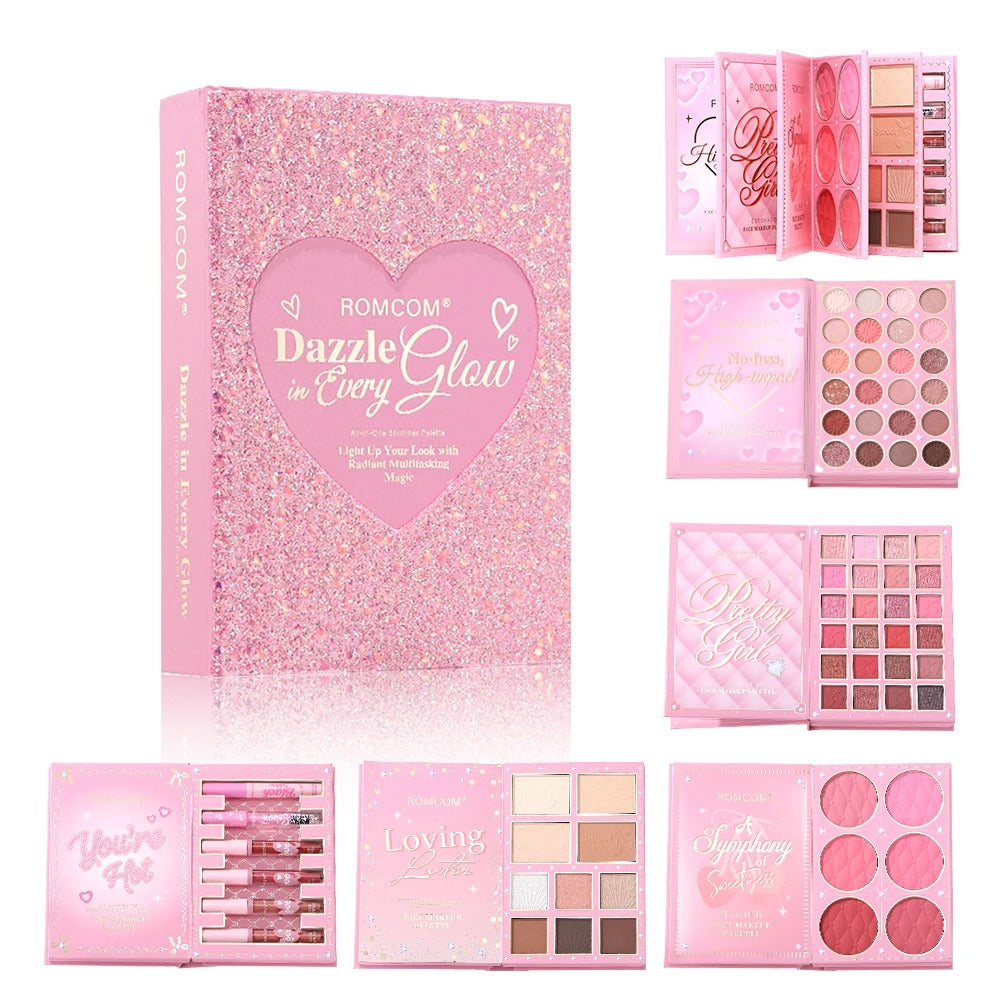 Livro Mágico de Maquiagem Dazzle Every Glow 5 em 1