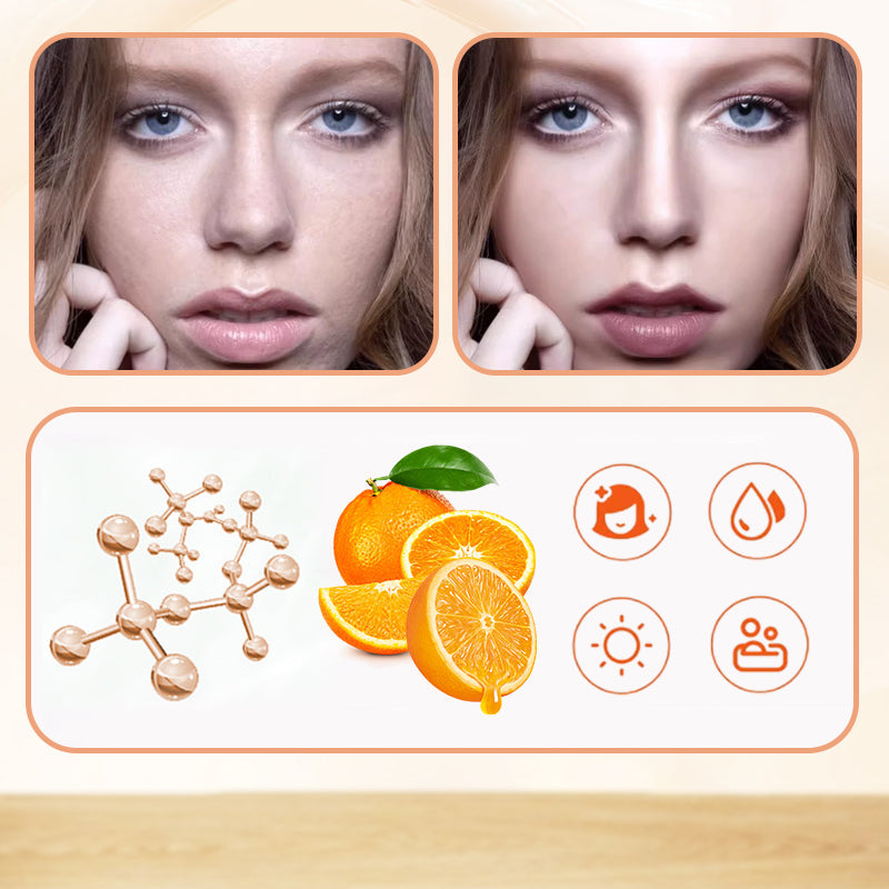 Creme de maquiagem natural multivitamina C