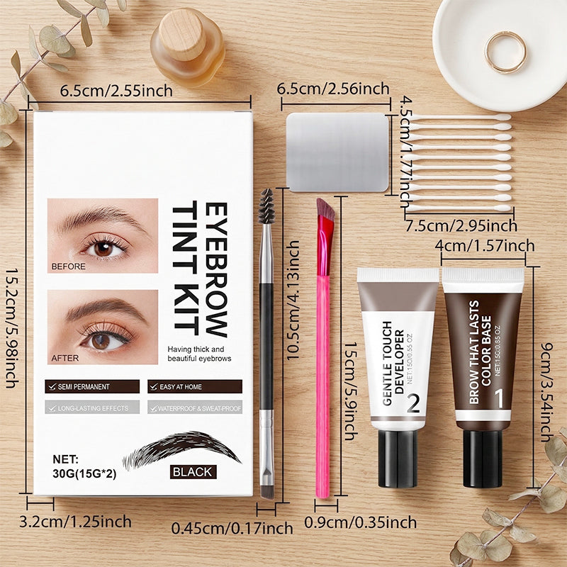 Kit profissional para colorir sobrancelhas